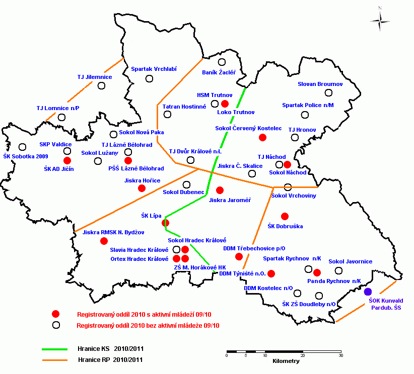 Mapa KH�S